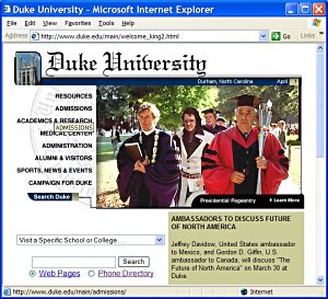 Elvis @ Duke - the king pays a visit 4/1/2000 