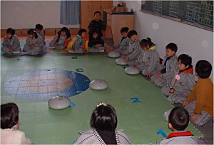 1st graders learning programming at Gold Apple Bilingual School in Shanghai China