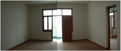 Empty Teacher's apartment at Gold Apple Bilingual School in Shanghai China