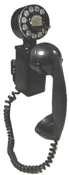 Black WE 101 spacesaver with type F handset